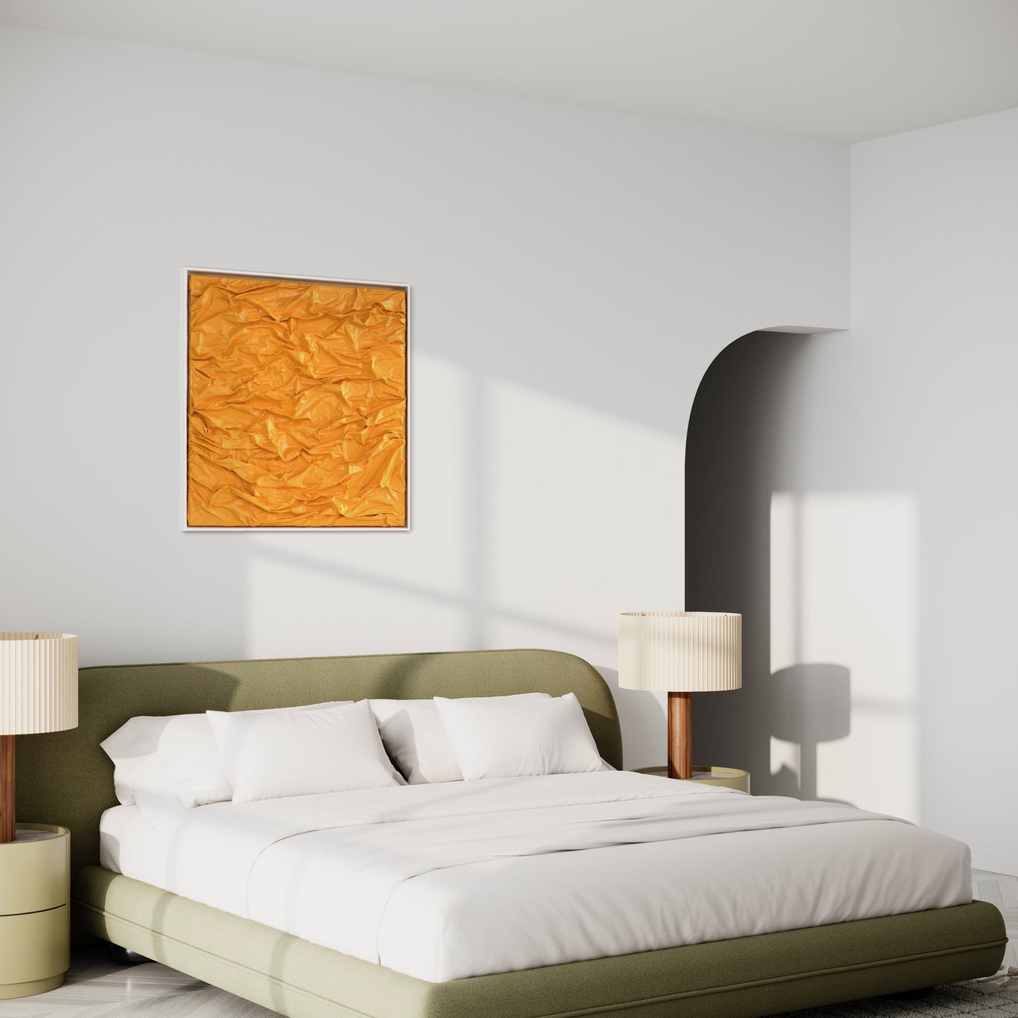 "Creamy Dreams 6" – 80 x 80 cm