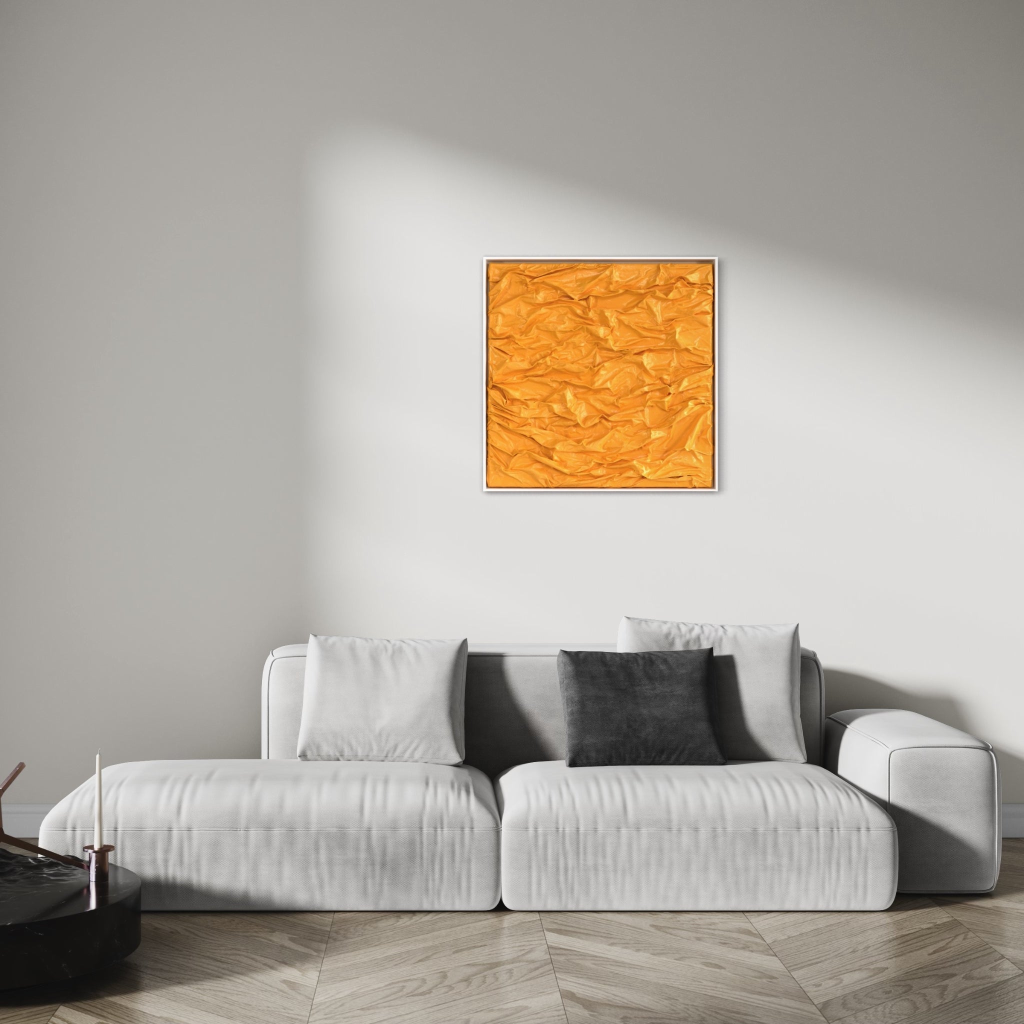 "Creamy Dreams 6" – 80 x 80 cm