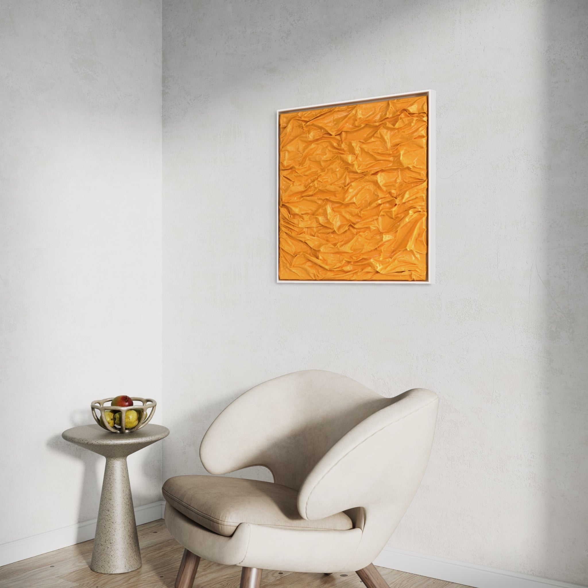 "Creamy Dreams 6" – 80 x 80 cm
